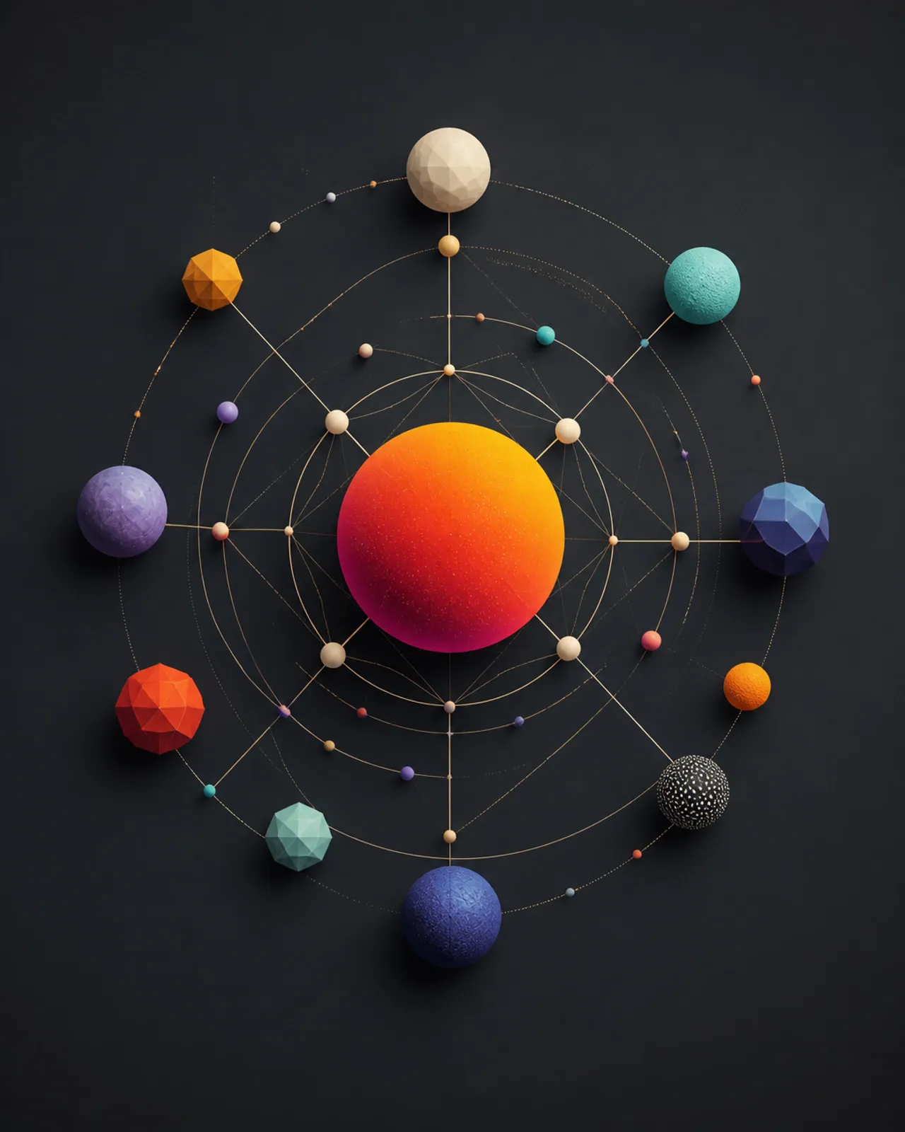 Abstract representation of topical authority and content clusters