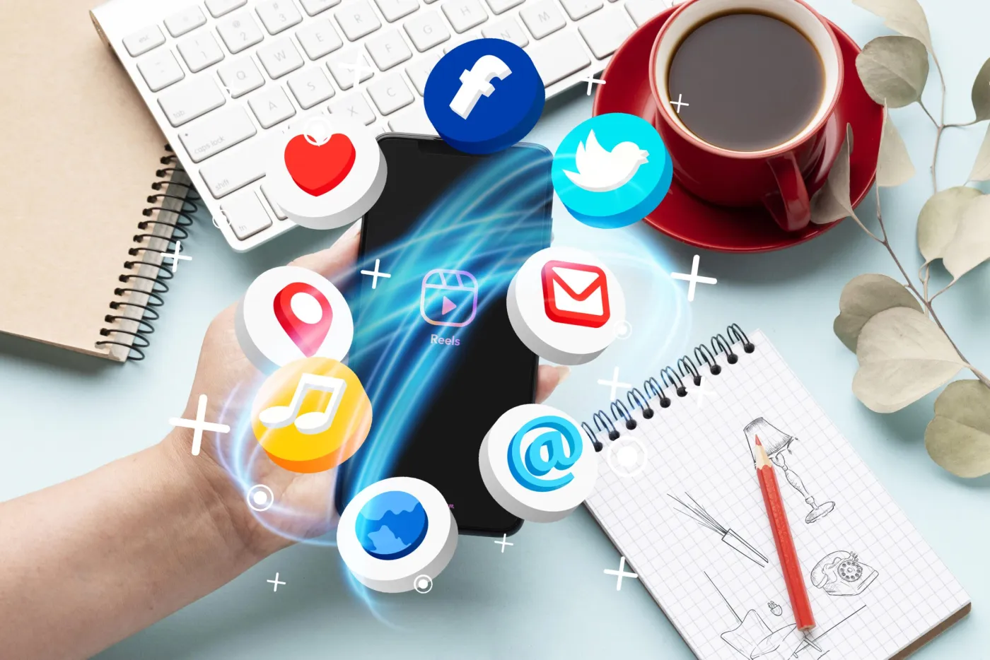 Social media calendar helps businesses make the best use of all social media platforms through organized content planning.