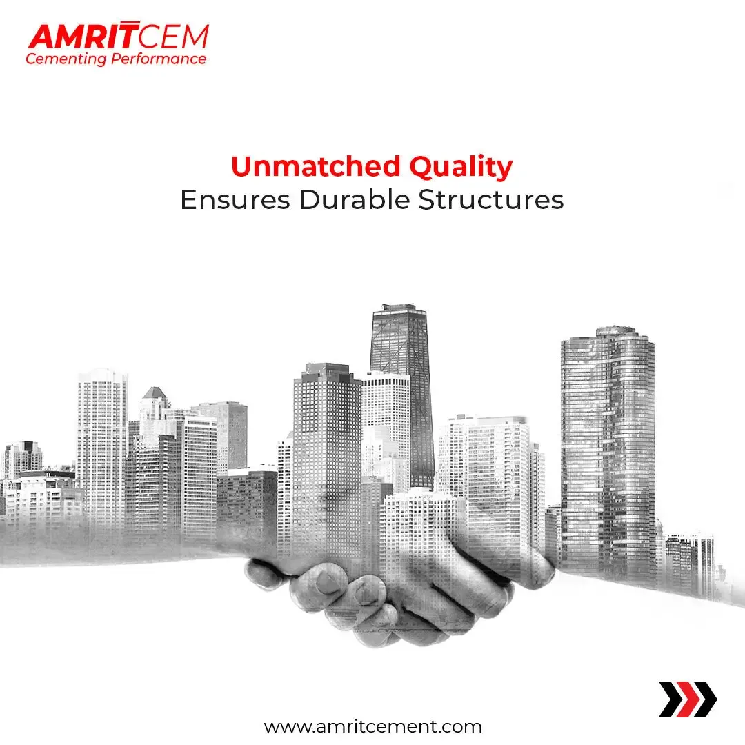 Social post reading Unmatched quality ensures durable structures
