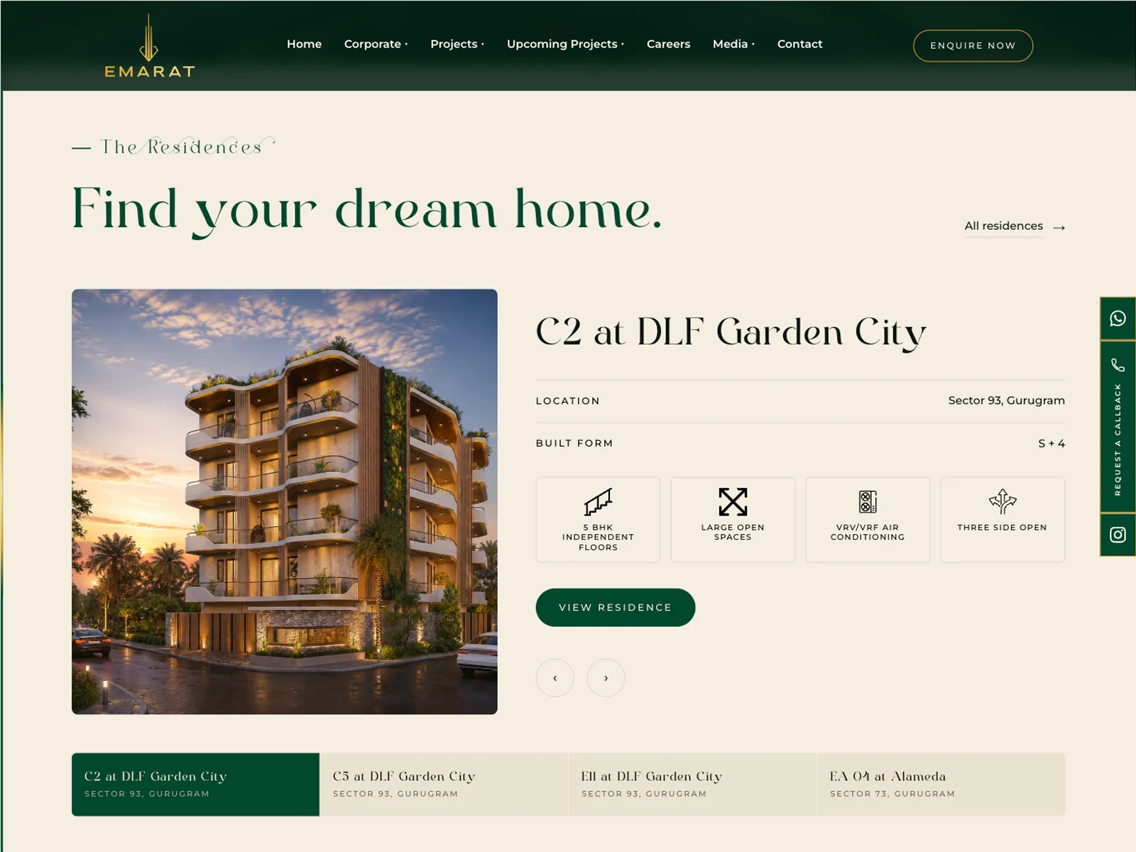 Property showcase: "Find your dream home", C2 at DLF Garden City