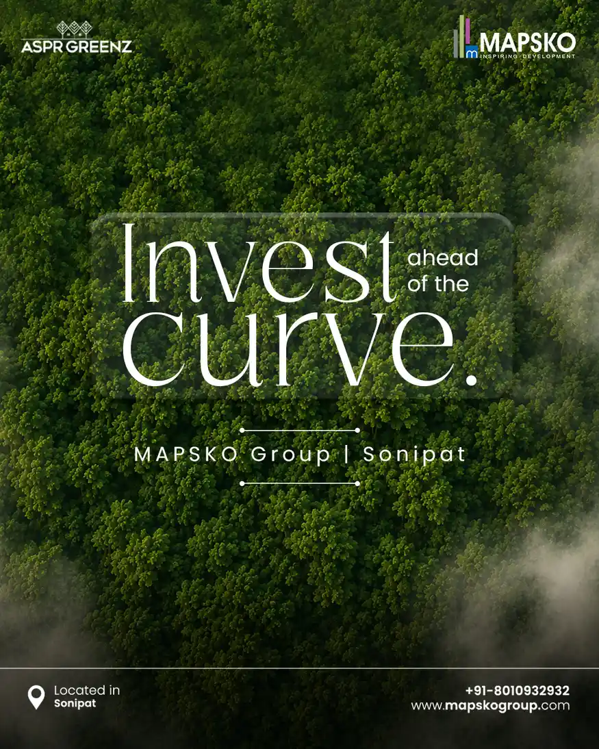 ASPR Greenz post reading Invest ahead of the curve, over a dense green forest canopy seen from above with drifting mist